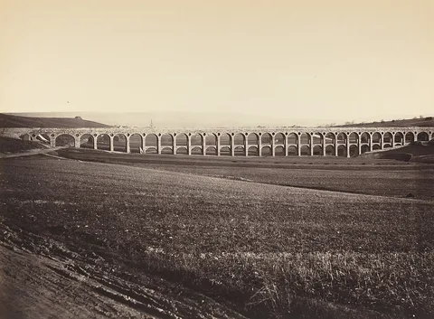 Auguste Hippolyte Collard, Arcades de pont sur Vanne (Arcades, Bridge over the Vanne)
