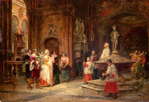 Vicente March, A baptism in Spain
