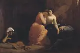 Frederick Richard Pickersgill, Amoret, Aemylia and Prince Arthur, in the Cottage of Sclaunder