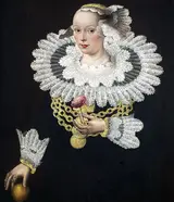Michael Conrad Hirt, Portrait of Anna Rosina Marquart, née Tanck, wife of Johann Marquard, mayor of Lübeck