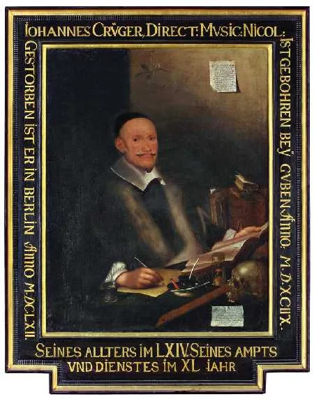 Michael Conrad Hirt, Portrait of Johann Crüger