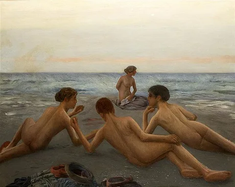 Ernst te Peerdt, Nudes at the Sea
