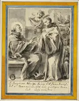 Jan Kryštof Liška, King Henry of France and Saint Bernard of Clairvaux