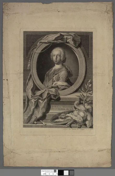 Robert Strange, Prince Charles Edward, grandson of James II, 'The young pretender'