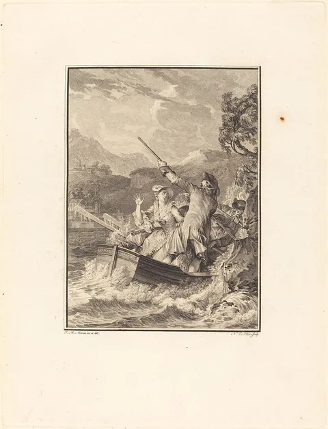 Noël Le Mire, La barque