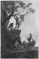 Pierre-Jacques Volaire, Fishermen at the Shore