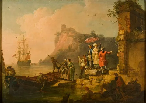 Pierre-Jacques Volaire, Company Embarking on a Launch