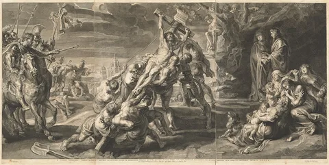 Hans Witdoeck, The Elevation of the Cross
