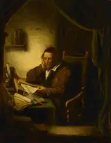 George Gillis Haanen, Old Man in his Study
