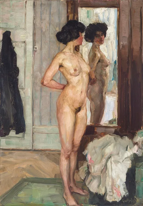Wilhelm Gallhof, In Front of the Mirro