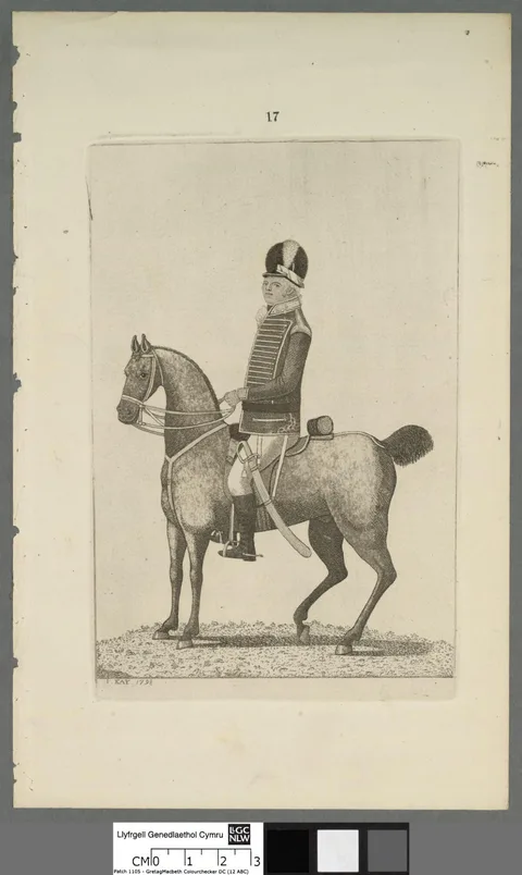 John Kay, Mr. Woodrow of Pembrokeshire Cavalry stationed in Edinburgh 1798