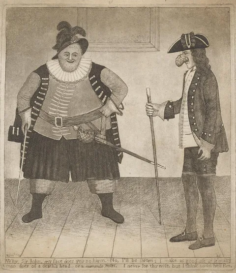 John Kay, "Why, Sir John, my face does you no harm..."