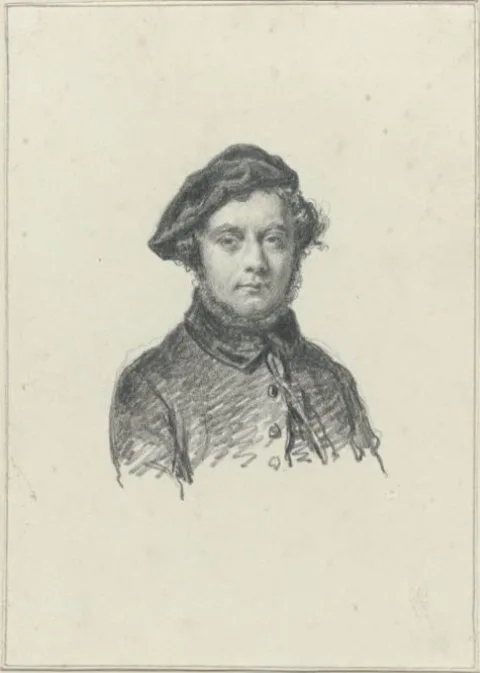 Charles Venneman, Zelfportret van de schilder Charles Ferdinand Venneman