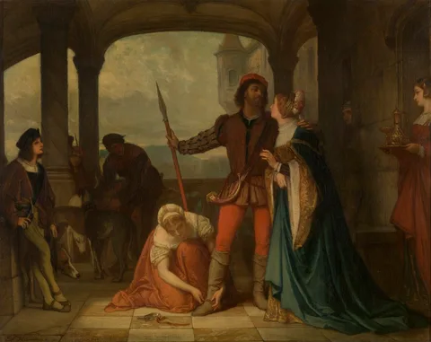 Edouard Hamman, The Young François I of France Goes out Hunting