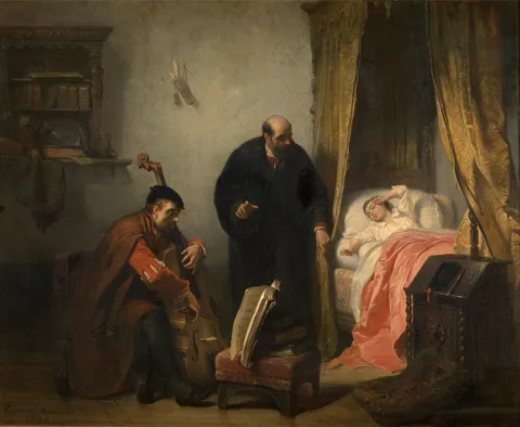 Edouard Hamman, The Awakening of Michel Montaigne