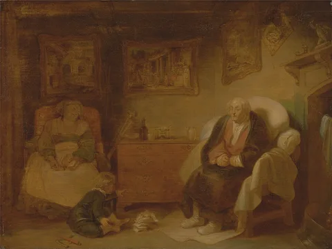 Robert Smirke, The Seven Ages of Man: Second Childishness, 'As You Like It,' II, vii
