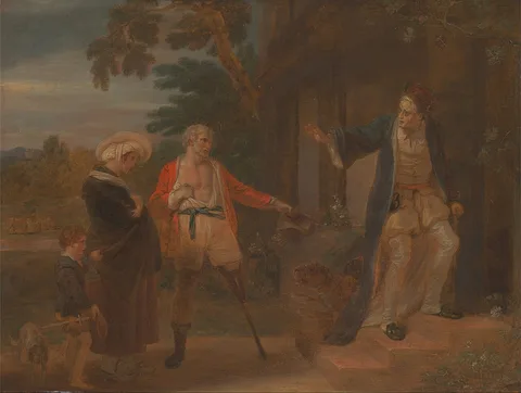 Robert Smirke, The Seven Ages of Man: The Pantaloon, 'As You Like It,' II, vii