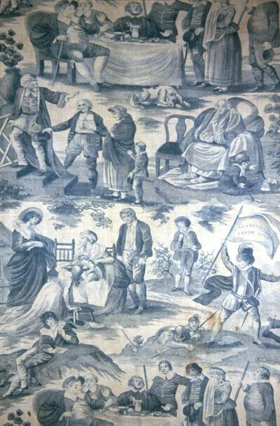 Robert Smirke, Shakespeare's Seven Ages (of Man) (Furnishing Fabric)