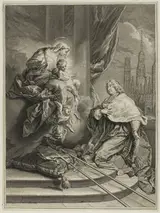 Pierre-Imbert Drevet, Portrait of Louis de la Vergne de Tressan, Count of Lyon, Archbishop of Rouen