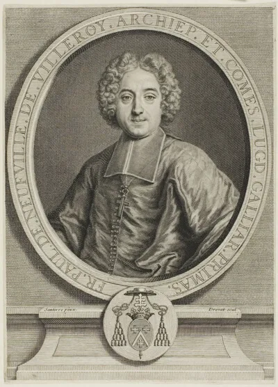 Pierre-Imbert Drevet, Portrait of François-Paul de Neufville de Villeroy