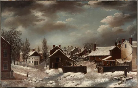 Francis Guy, Winter Scene in Brooklyn
