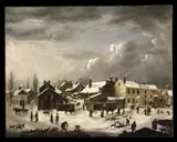 Francis Guy, Winter Scene in Brooklyn
