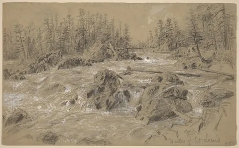 Alfred Waud, Dalles of St. Louis