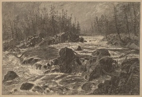 Alfred Waud, Dalles of the St. Louis