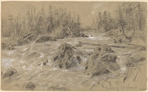 Alfred Waud, Dalles of St. Louis
