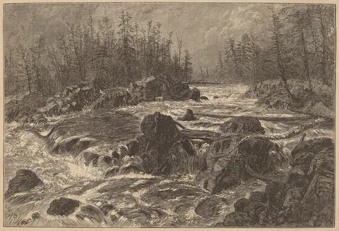 Alfred Waud, Dalles of the St. Louis