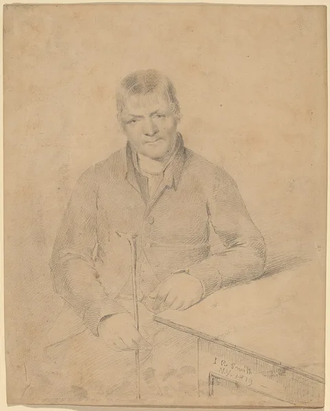 John Rubens Smith, Man Seated at a Table