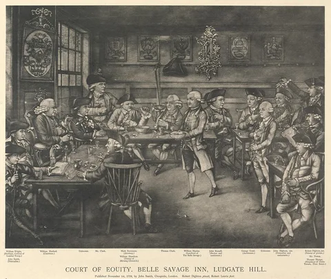 Robert Laurie, Court of Equity, Belle Savage Inn, Ludgate Hill