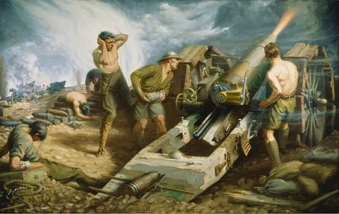 Kenneth Forbes, Canadian Artillery in Action