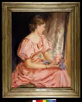 Annie Elizabeth Kelly, Portrait of Lorna, the girl in pink