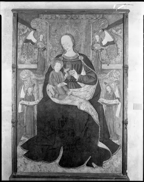 Martín de Soria, Madonna and Child Enthroned with Four Angels