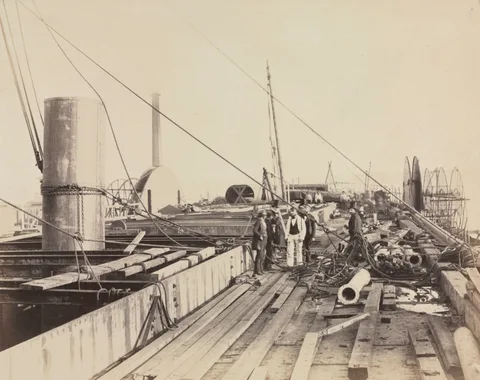Robert Howlett, Deck Scene of the Great Eastern