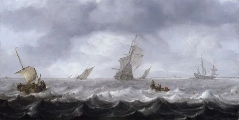 Arnoldus van Anthonissen, Seascape
