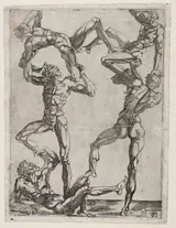 Juste de Juste, Pyramid of Five Men