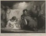Josiah Boydell, The Infant Shakespeare Attended by Nature and the Passions