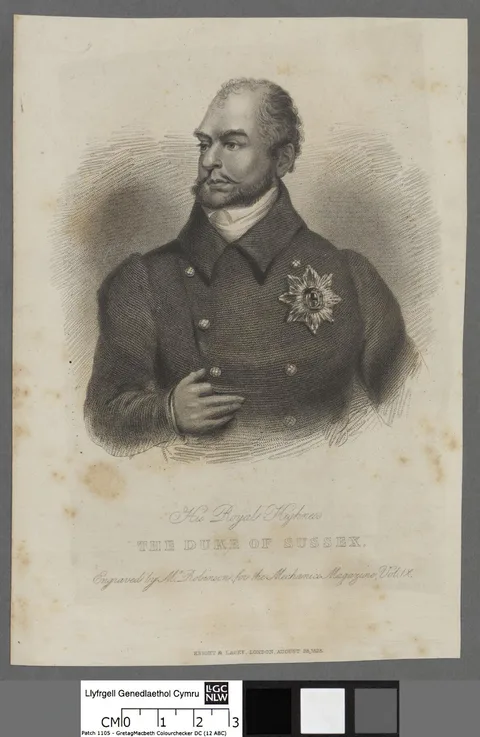 John Henry Robinson, Royal Highness The Duke of Sussex