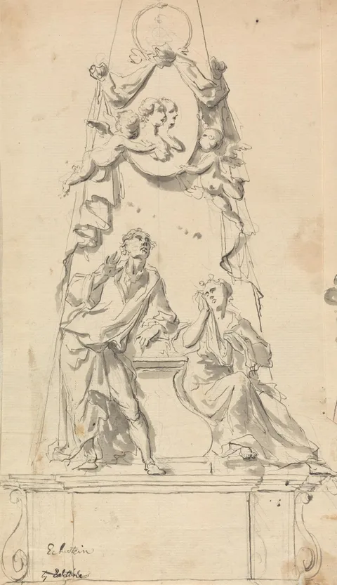 John Eckstein, Design for Funerary Monument