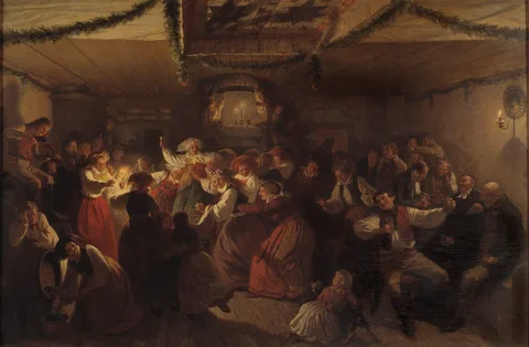 Josef Wilhelm Wallander, A Wedding Party from Vingåker