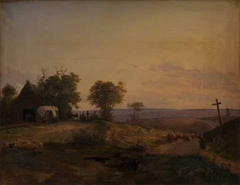 Frederik Rohde, View of the District near Segeberg, Germany