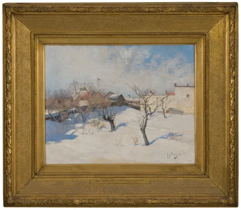 Anton Genberg, Winter. Study from Zinkensdamm