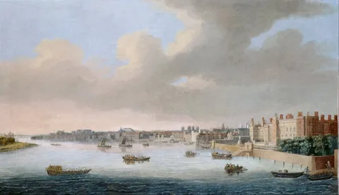 Cornelis Boel, The Thames from Somerset House