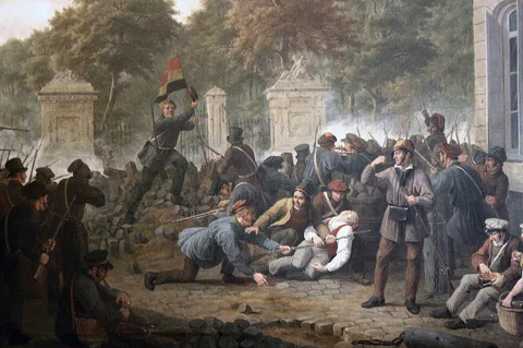 Constantinus Fidelio Coene, Scene of the Belgian Revolution