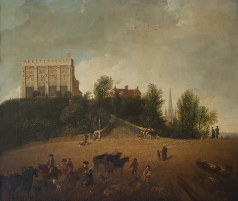 Charles Catton the younger, A View of Norwich Castle