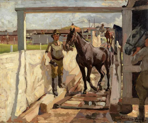 Algernon Talmage, The Sulphur Dip for Mange