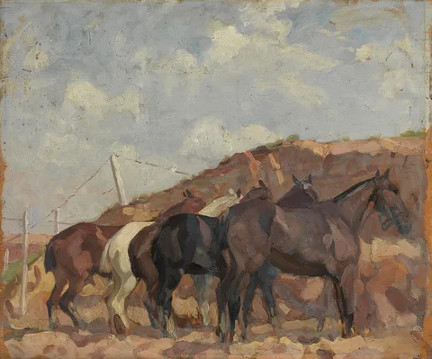 Algernon Talmage, In the Mud