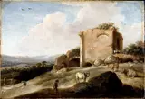 Charles Cornelisz. de Hooch, Landscape with a Roman Ruin